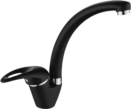 Смеситель Paulmark Holstein Ho212057-308 для кухонной мойки, черный