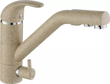 Смеситель Paulmark Holstein Ho213013-302 для кухонной мойки, песочный