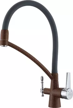 Смеситель Paulmark Holstein Ho213165-307 для кухонной мойки, терракот