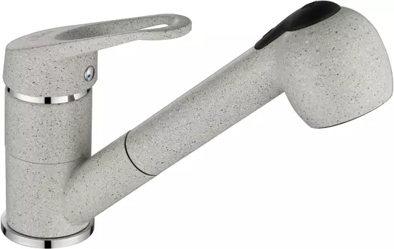 Смеситель Paulmark Holstein Ho214014-310 для кухонной мойки, серый