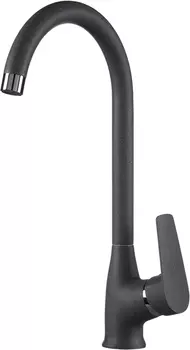 Смеситель Rossinka S35-23-Gray для кухонной мойки, серый