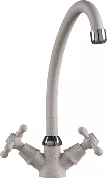 Смеситель Rossinka Y02-71 для кухонной мойки, белый