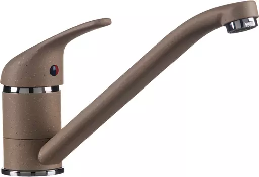 Смеситель Rossinka Y40-21 для кухонной мойки, песочный