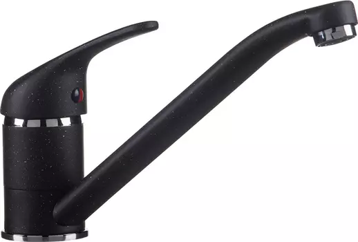 Смеситель Rossinka Y40-21 для кухонной мойки, черный