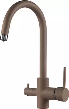 Смеситель Rossinka Z35-28 для кухонной мойки, песочный