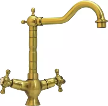 Смеситель Seaman Barcelone SSL-5078 Antique Gold для кухонной мойки