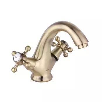 Смеситель Timo Nelson 1911/02F антик для раковины