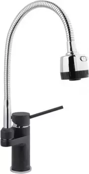 Смеситель Timo Saona 2308F Anthracite для кухонной мойки