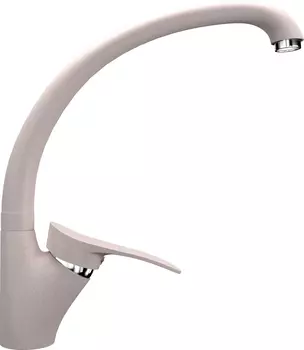 Смеситель Ulgran U-001(311) светло-розовый, для кухонной мойки