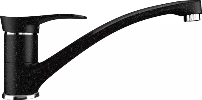 Смеситель Ulgran U-003(308) черный, для кухонной мойки
