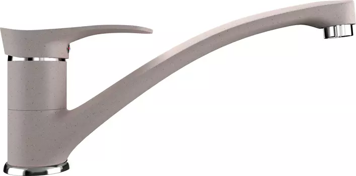 Смеситель Ulgran U-003(311) светло-розовый, для кухонной мойки