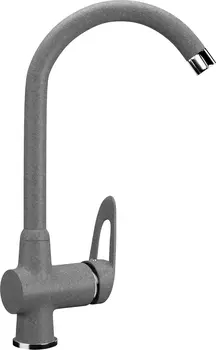 Смеситель Ulgran U-006(342) графитовый, для кухонной мойки
