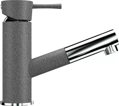 Смеситель Ulgran U-009(309) темно-серый, для кухонной мойки