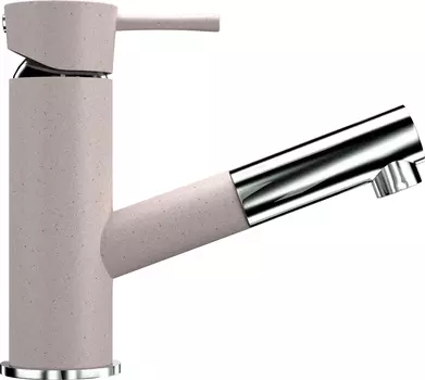 Смеситель Ulgran U-009(311) светло-розовый, для кухонной мойки