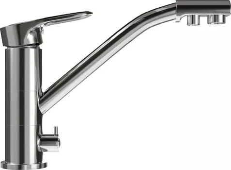 Смеситель Ulgran U-010 хром, для кухонной мойки