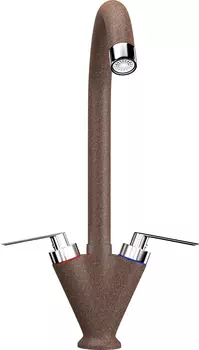 Смеситель Ulgran U-011(307) терракотовый, для кухонной мойки