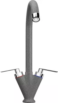 Смеситель Ulgran U-011(309) темно-серый, для кухонной мойки