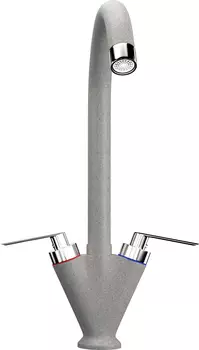 Смеситель Ulgran U-011(310) серый, для кухонной мойки