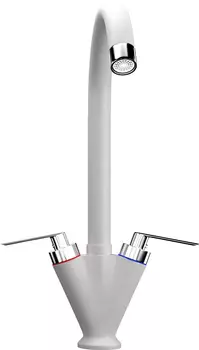 Смеситель Ulgran U-011(341) молочный, для кухонной мойки