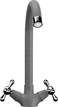 Смеситель Ulgran U-012(309) темно-серый, для кухонной мойки