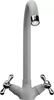 Смеситель Ulgran U-012(310) серый, для кухонной мойки