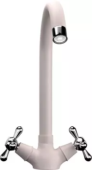 Смеситель Ulgran U-012(311) светло-розовый, для кухонной мойки