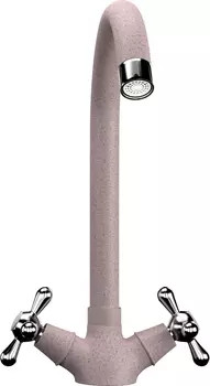 Смеситель Ulgran U-012(315) розовый, для кухонной мойки