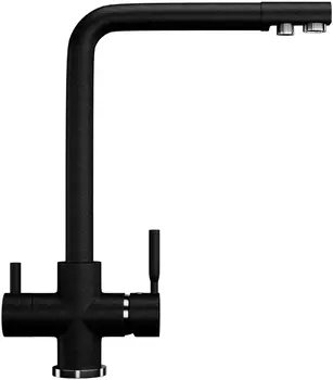 Смеситель Ulgran U-016 308 черный, для кухонной мойки