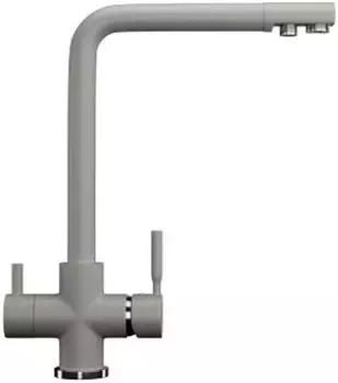 Смеситель Ulgran U-016 310 серый, для кухонной мойки