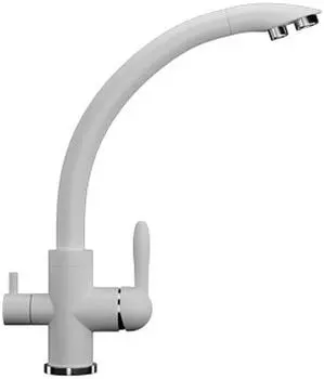 Смеситель Ulgran U-017 341 молочный, для кухонной мойки