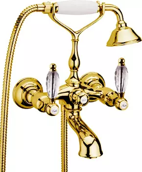 Смеситель Webert Alexandra AL720201010 золото для ванны с душем