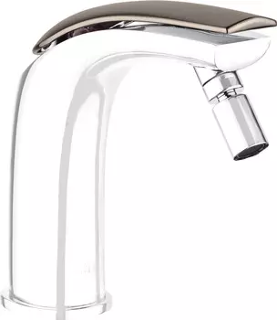 Смеситель Webert Aria AI840102844085 белый, ручка cacao, для биде