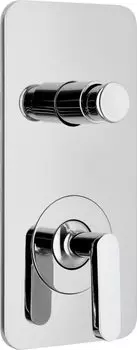Смеситель Webert Living LV860101 С ВНУТРЕННЕЙ ЧАСТЬЮ, для ванны с душем