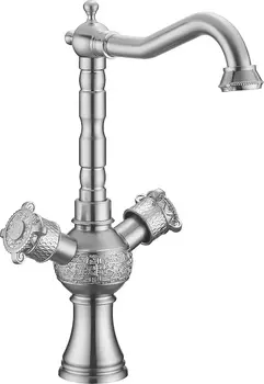 Смеситель Zorg Antic A 3004K-SL для кухонной мойки