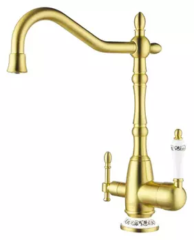 Смеситель Zorg Clean Water ZR 312 YF-50-BR light для кухонной мойки