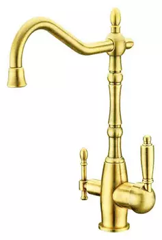 Смеситель Zorg Clean Water ZR 312 YF-33-BR light для кухонной мойки