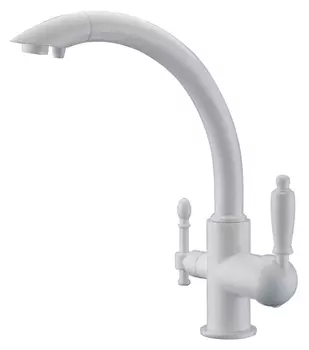 Смеситель Zorg Clean Water ZR 314 YF-33 white для кухонной мойки