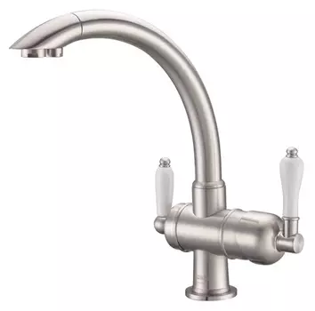 Смеситель Zorg Clean Water ZR 327 YF satin для кухонной мойки