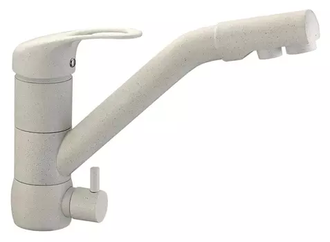 Смеситель Zorg Clean Water ZR 400 KF-12 серый шелк для кухонной мойки