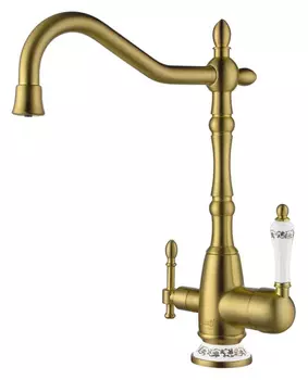 Смеситель Zorg Sanitary ZR 312 YF-50-BR для кухонной мойки