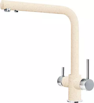 Смеситель Zorg Sanitary ZR 348 YF хром, песочный, для кухонной мойки