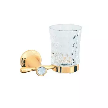 Стакан для зубных щеток Boheme Chiaro 10504 золото