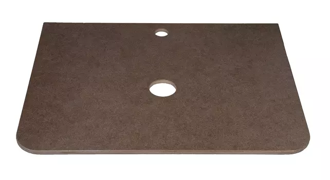 Столешница керамогранит под тумбу "Атлантика 60" MI03, бежевый тёмный