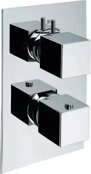 Термостат Bossini Cube Z004210 CR С ВНУТРЕННЕЙ ЧАСТЬЮ