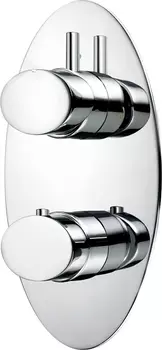 Термостат Bossini Oval Z006210 CR С ВНУТРЕННЕЙ ЧАСТЬЮ, для душа