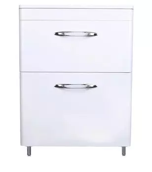 Тумба напольная Style Line Каре 60 Люкс, белая