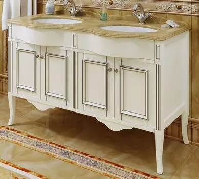 Тумба с двумя раковинами Timo Aura 140 M-VR