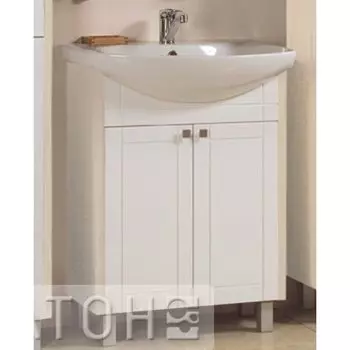 Тумба с раковиной Акватон Альпина 65 дуб молочный