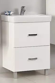 Тумба с раковиной Акватон Америна 60 Н белая