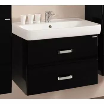 Тумба с раковиной Акватон Америна 70 чёрная